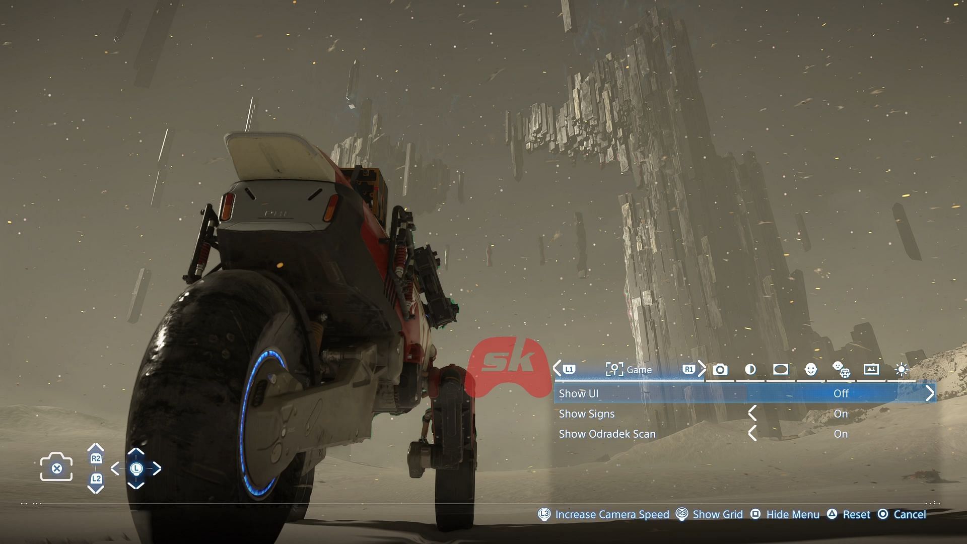 Tri-cruiser in Death Stranding 2 (Image via Sportskeeda Gaming / Sony Interactive Entertainment)